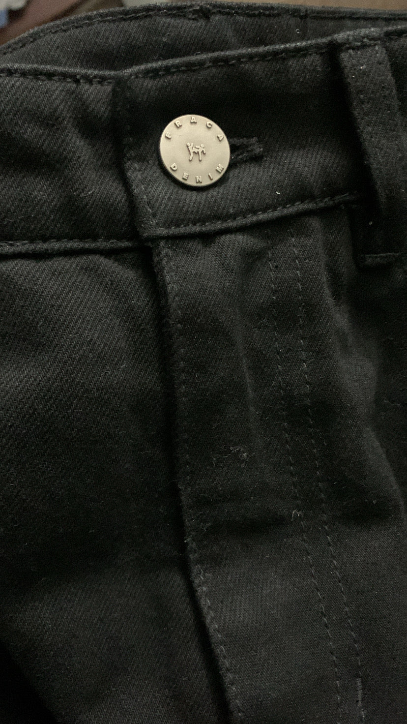 Flared Cargo Denim Pant