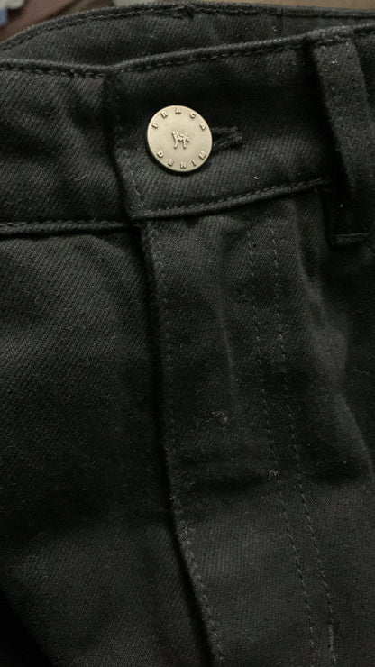 Flared Cargo Denim Pant